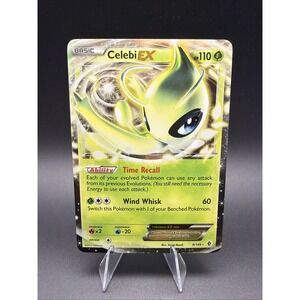 Celebi EX Holo Rare Pokémon Trading Card Boundaries Crossed 2012, 9/149 TCG